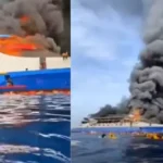 टेकऑफ करते ही बोइंग विमान के इंजन में लगी आग, हुई इमरजेंसी लैंडिंग